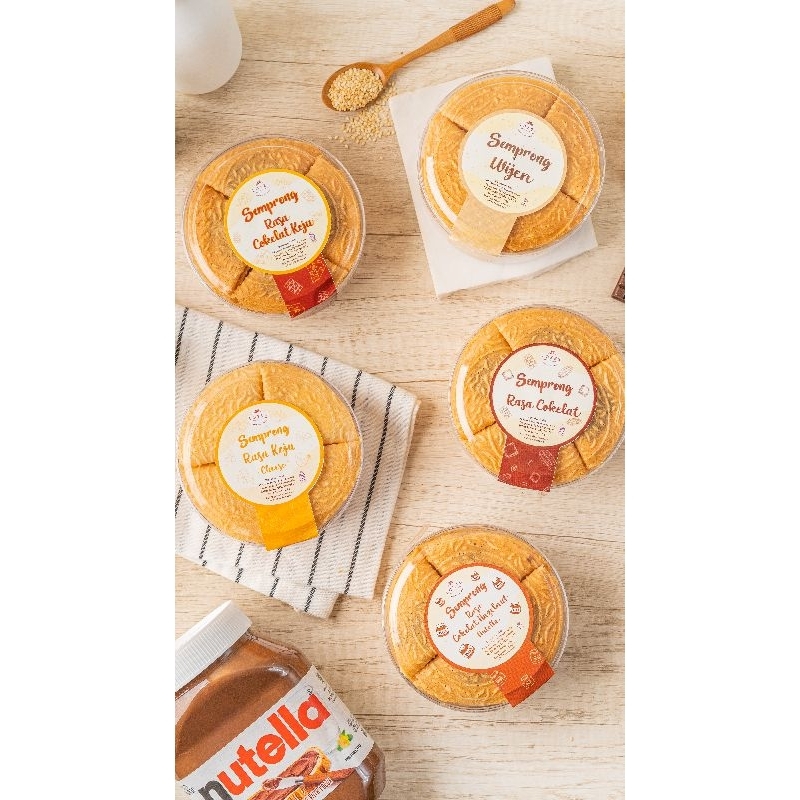 

Semprong cemilan enak kemasan mini dengan banyak varian rasa || Love Semprong