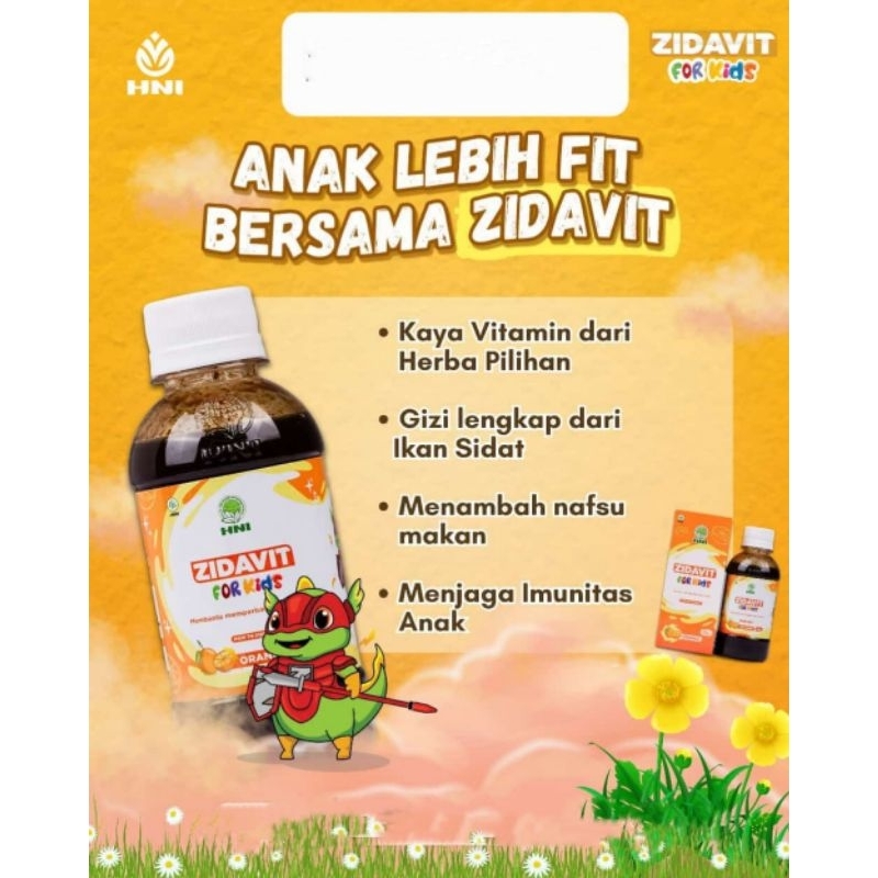 

ZIDAVIT KIDS Hni Hpai | Penambah nafsu makan anak | Vitamin anak