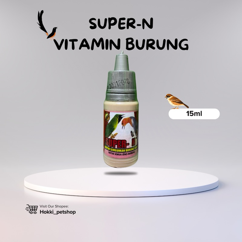 SUPER-N obat burung infeksi pencernaan diare pernafasan serak dan segala luka burung murai batu, kac
