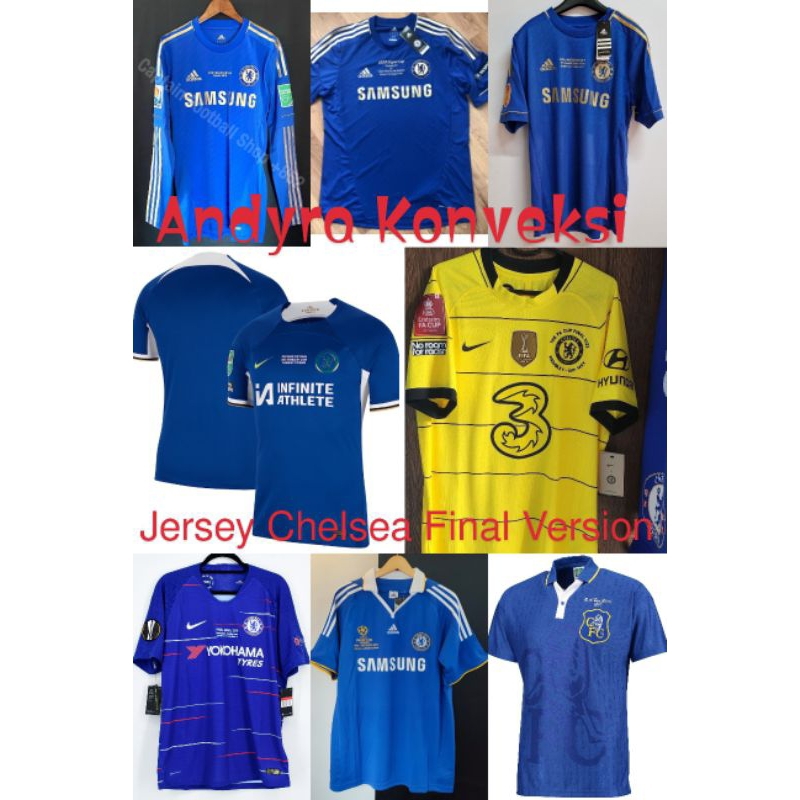 Special Edition Jersey Chelsea Final Version - FULL PRINTING - Free Custom Name set