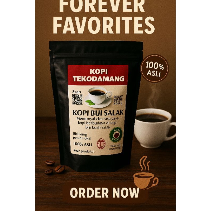 

kopi biji salak original teko damang