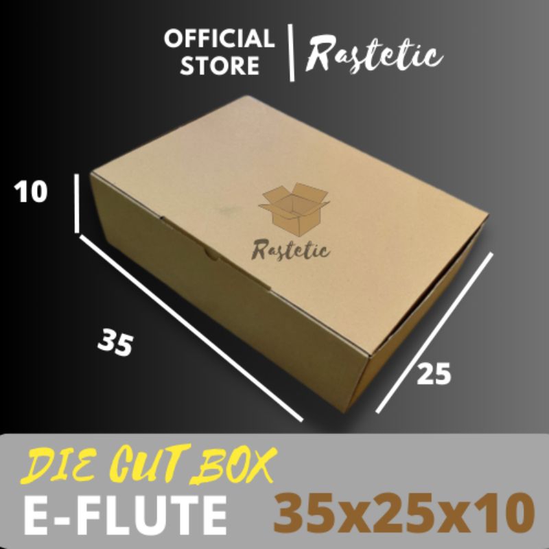 

Kardus karton uk 35x25x10 cm Die Cut dus packing souvernir dll, model box pizza
