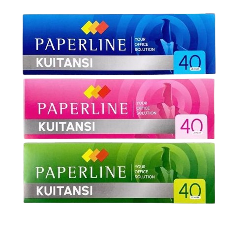 

Kwitansi / Kuitansi Paperline Tanggung (KT 40 T) isi 40 Lembar - KT - 40 - T