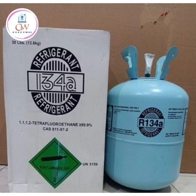 refrigerant R134a/R 134/R134 isi 13,6 kg segel pabrik