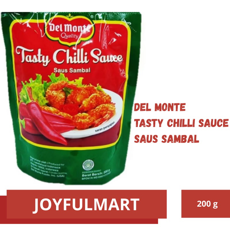 

Delmonte Tasty Chilli Sauce | Saus Sambal 200g