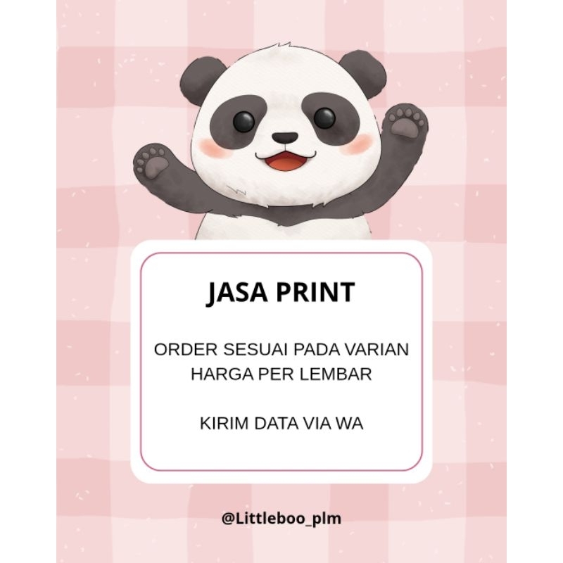 Jasa Printer Kertas hvs / Print kertas warna hitam