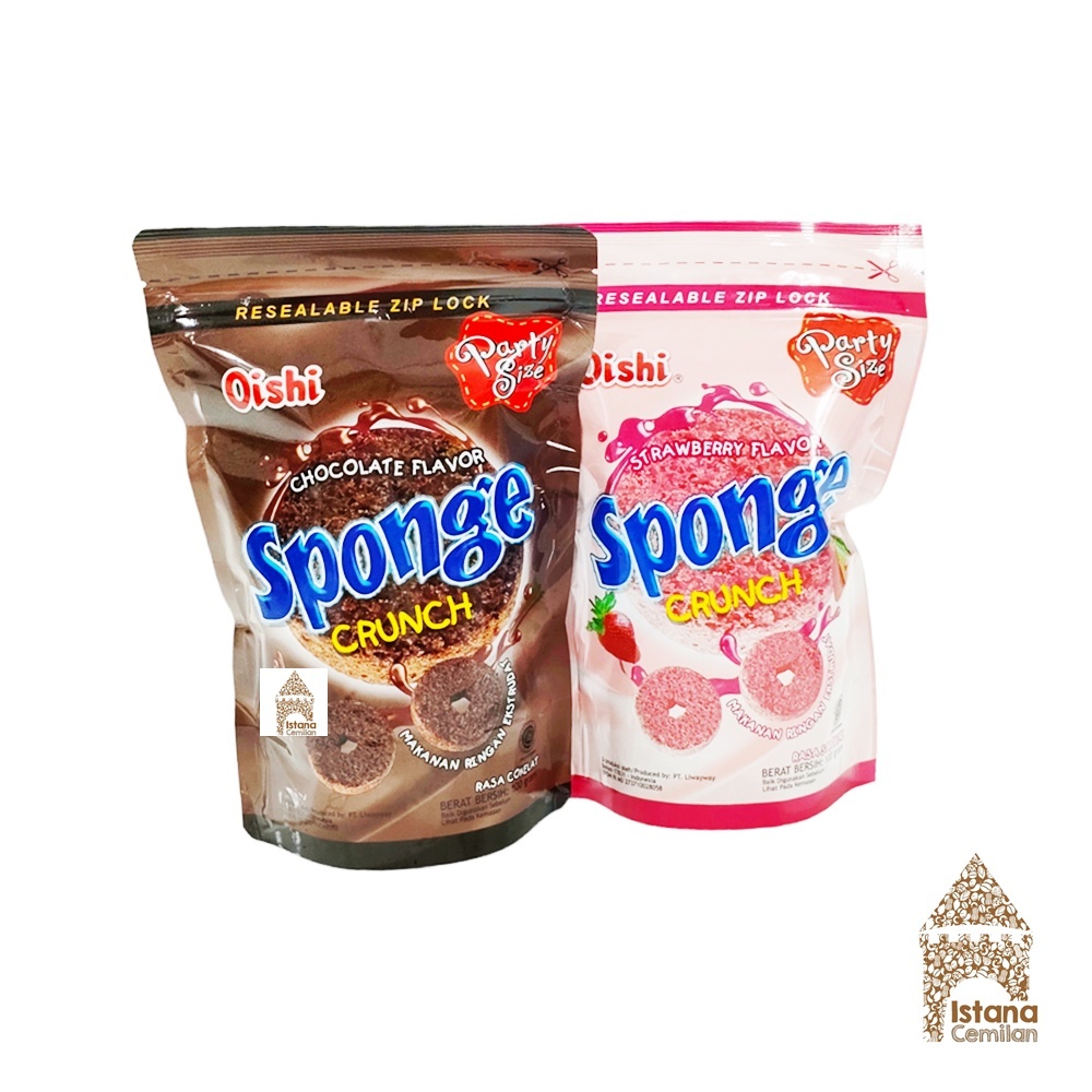 

Oishi SPONGE Crunch Chocolate / Strawberry 100 Gram