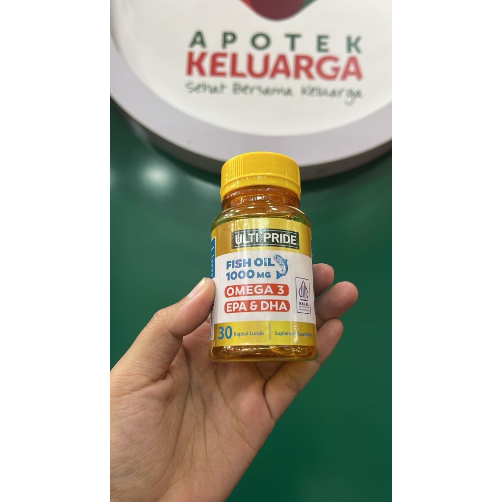 ULTIPRIDE FISH OIL EPA DAN DHA ISI 30 KAPSUL