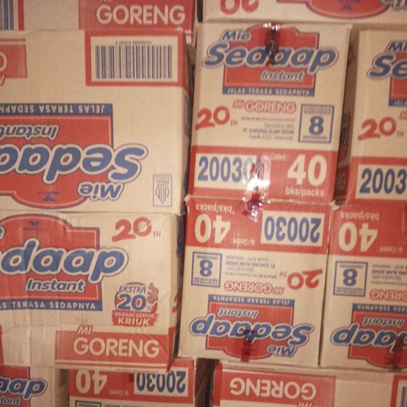 

MARS MIE SEDAAP GORENG 1 DUS ISI 40 PCS DAN SEMBAKO LAINNYA