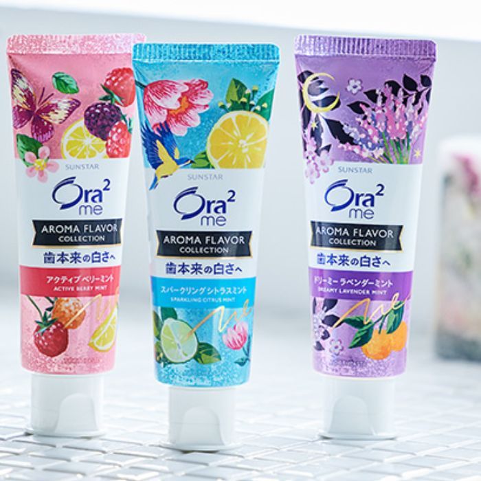 Sunstar Ora² me Aroma Flavor Collection Toothpaste 130g [ MIX BERRY/ LAVENDER/CITRUS]