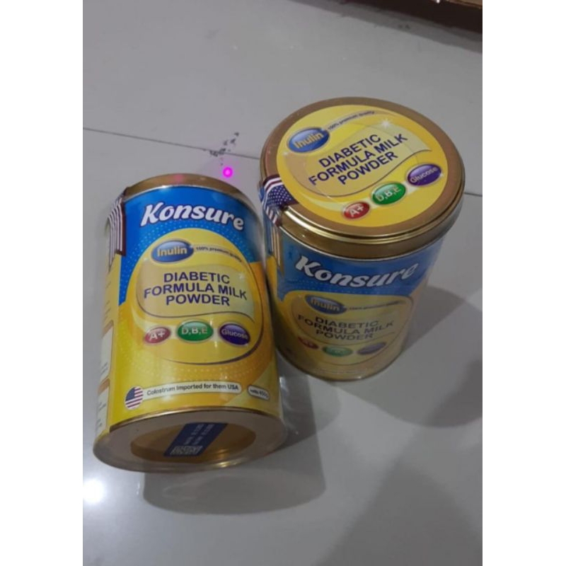 

konsure diabetic formula milk powder asli 500 gram original import susu diabetes