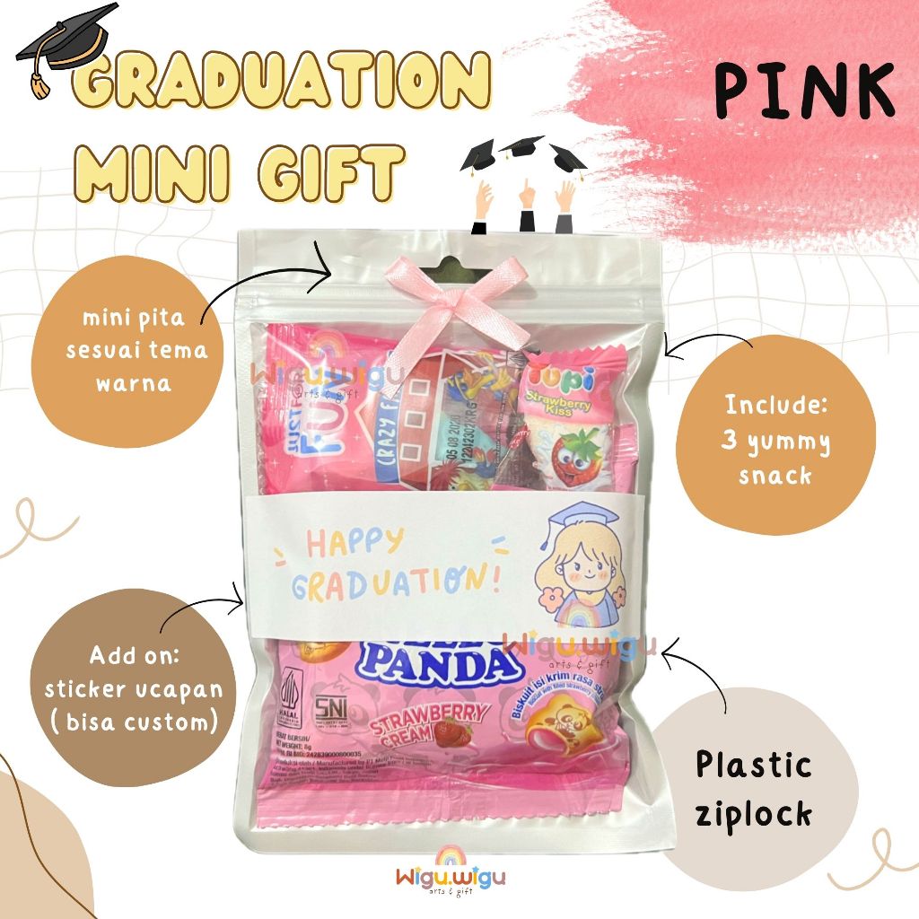 

Mini Graduation Gift Snack Tema Warna