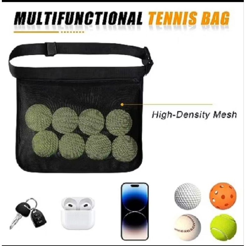 Tas Bola Tenis Lapangan Fungsional Tas Olahraga Tenis Pria Wanita