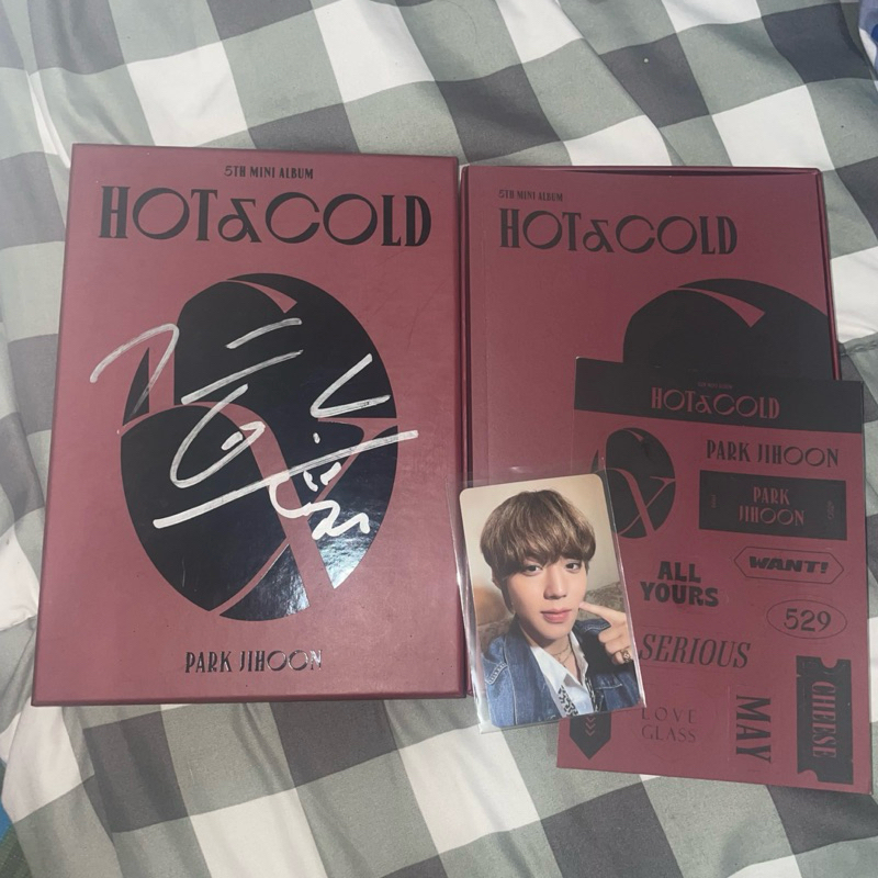 ALBUM HOT&COLD SIGN ALBUM EVENT HELLO82 PARK JIHOON WANNA ONE SOLOIST WEAK HERO LIGHTNESS FULLSET