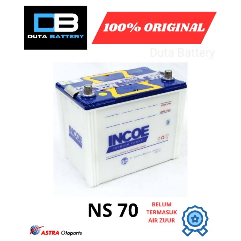 Aki Mobil Incoe premium NS 70 INPR-NS70