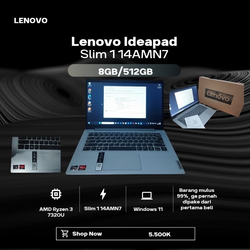 Lenovo Ideapad Slim 1 14AMN7