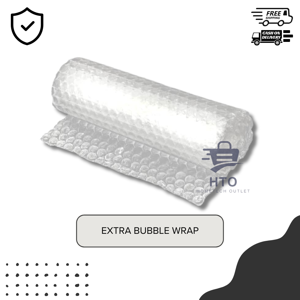 

BUBBLE WRAP FOR EXTRA SAFETY PACKING