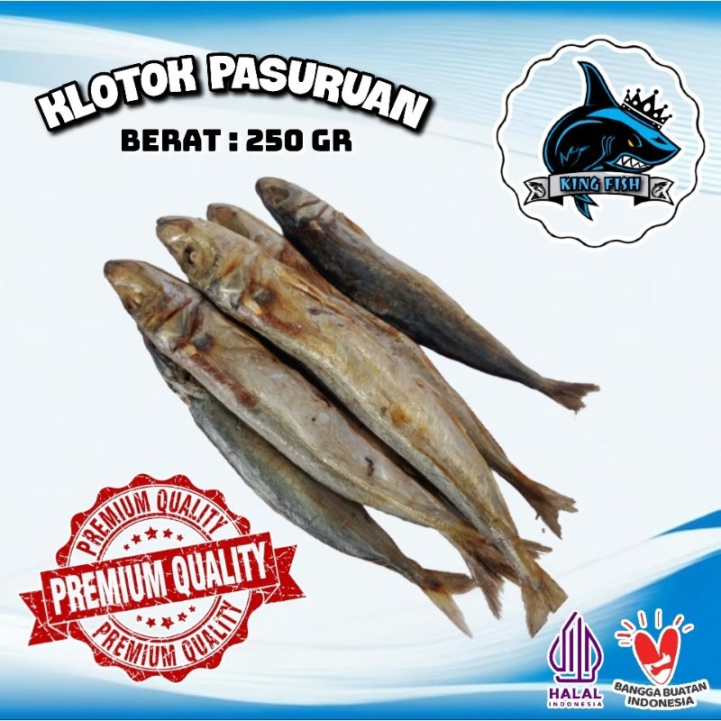 

250GR IKAN ASIN KLOTOK PASURUAN MURAH BERKUALITAS