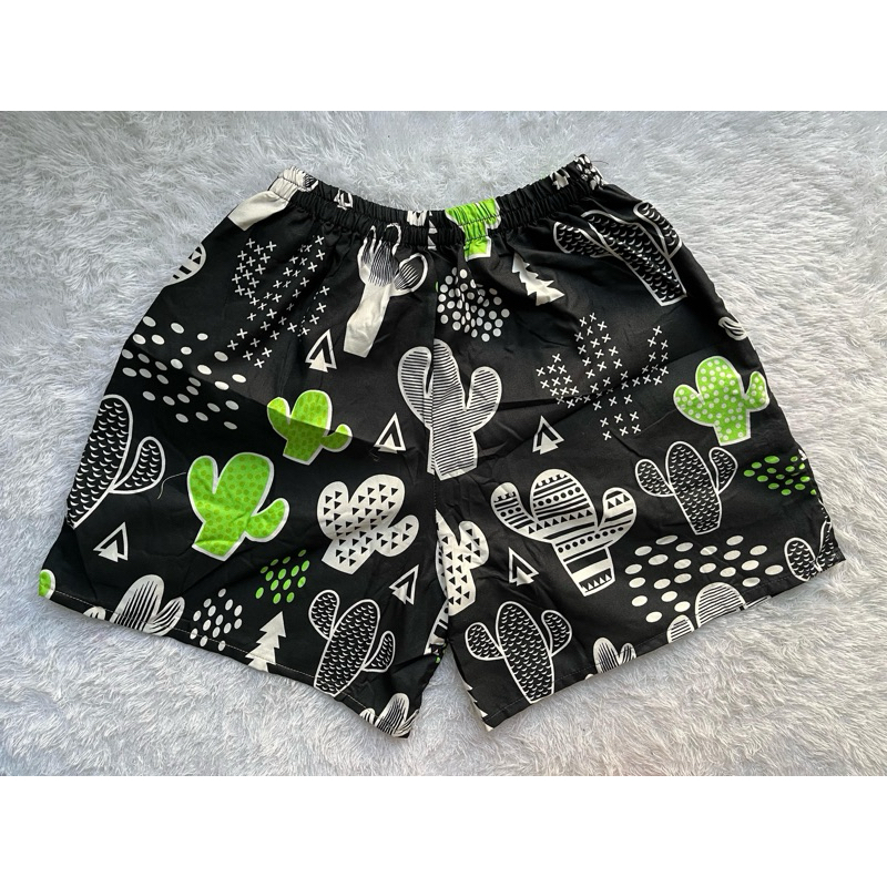 CELANA BOXER (MOTIF KAKTUS) PRIA WANITA | BOXER PREMIUM | CELANA PENDEK | BOXER UNISEX | CELANA SANT