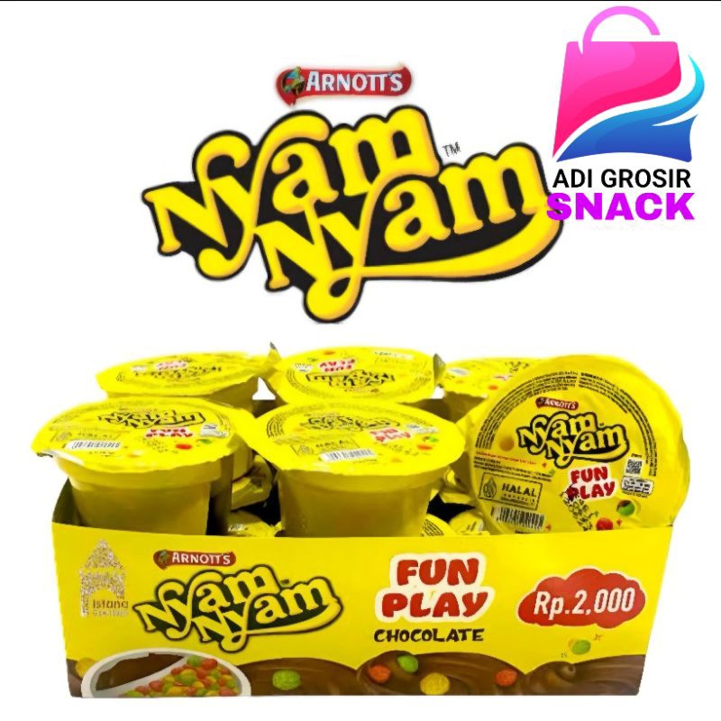 

NYAM NYAM Arnots Fun Play Chocolate isi 12 pcs
