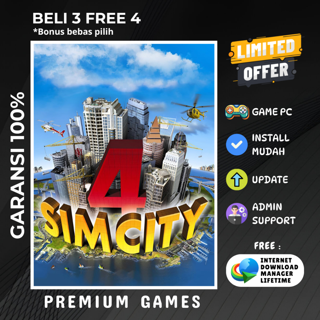 SimCity 4 Deluxe Edition - Game PC Laptop - Link Game