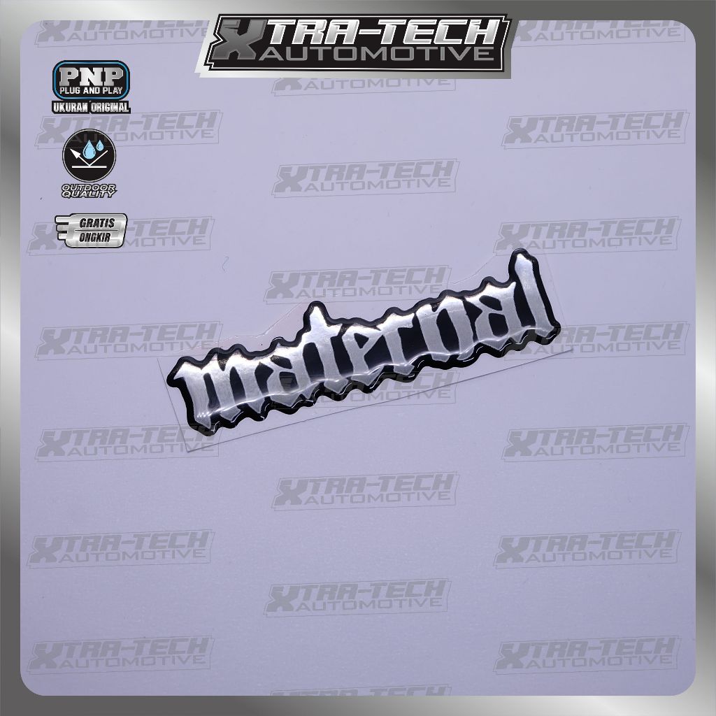 Emblem logo maternal / emblem timbul maternal / sticker maternal / stiker logo maternal / emblem 3d 