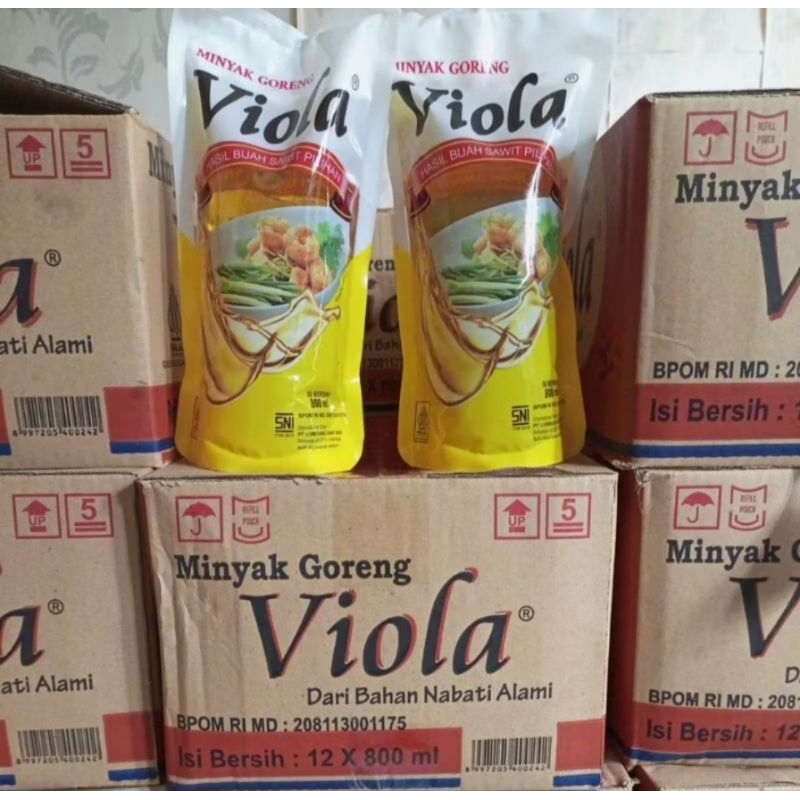 

Minyak goreng VIOLA 800 ml (12x800ml)