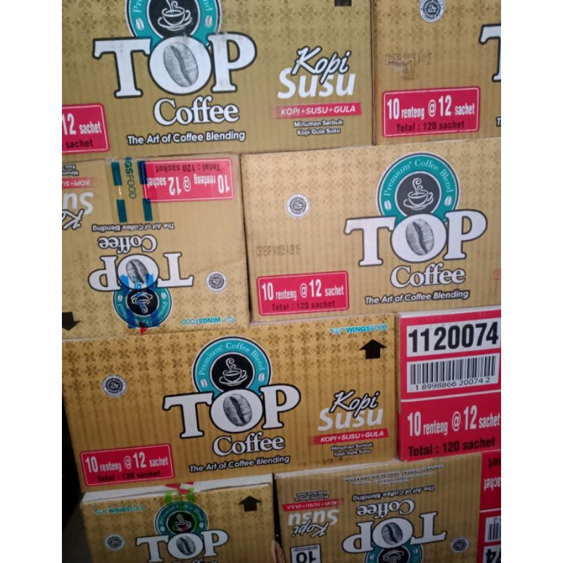 

Top Coffe Kopi Susu 3in1 1 dus
