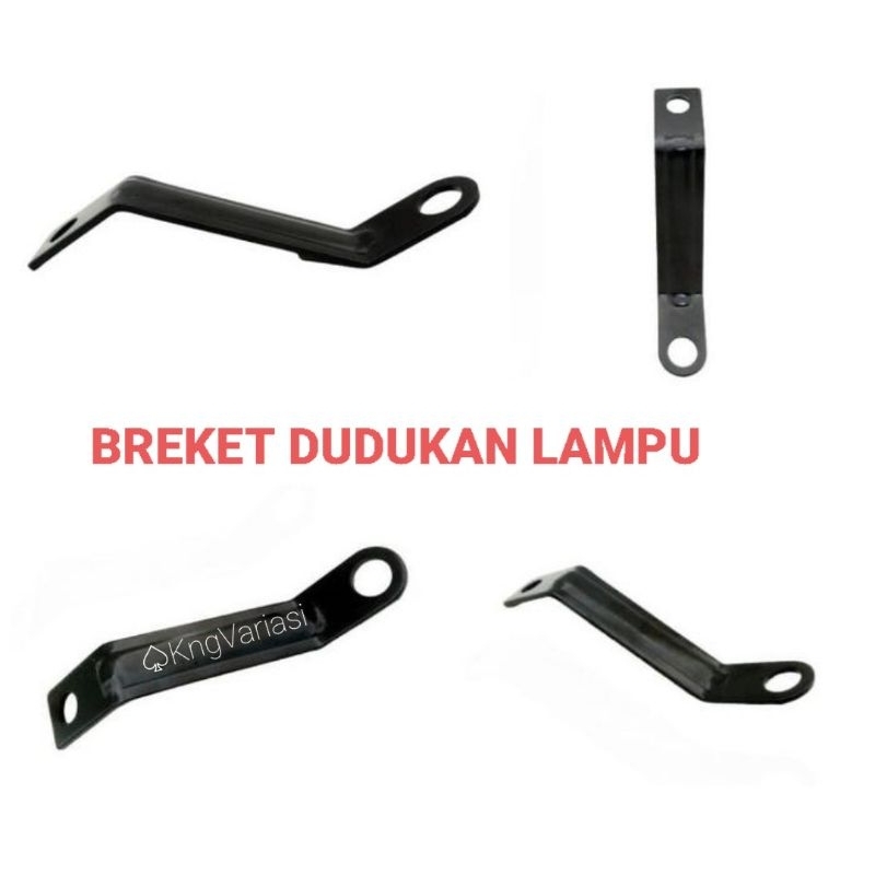 Breket Dudukan Lampu Tembak Tambahan Motor Bebek Matic Multifungsi - Dudukan Lampu Sorot Spion Kenda