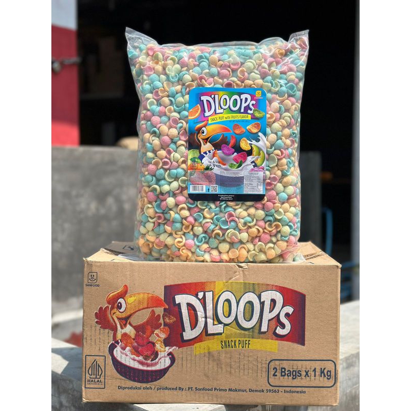 

chococrunch Dloops fruity rasa buah repack kemasan 100gr