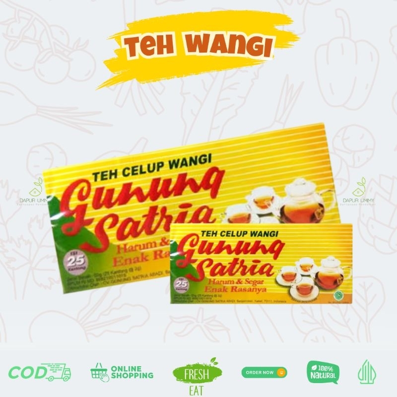 GUNUNG SATRIA • Teh celup Gunung Satria