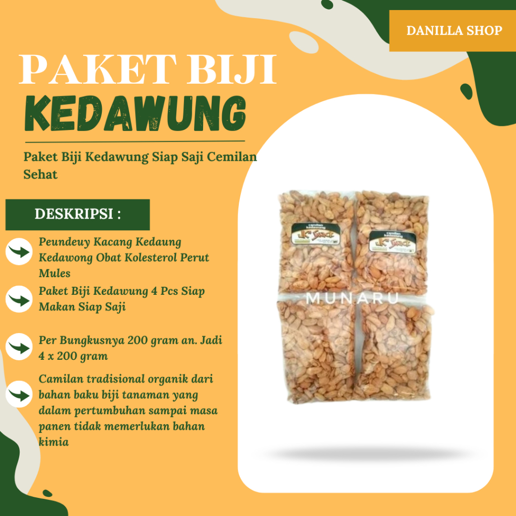 

Paket Biji Kedawung Siap Saji Cemilan Sehat Peundeuy Kacang Kedaung Kedawong Obat Kolesterol Perut Mules Premium