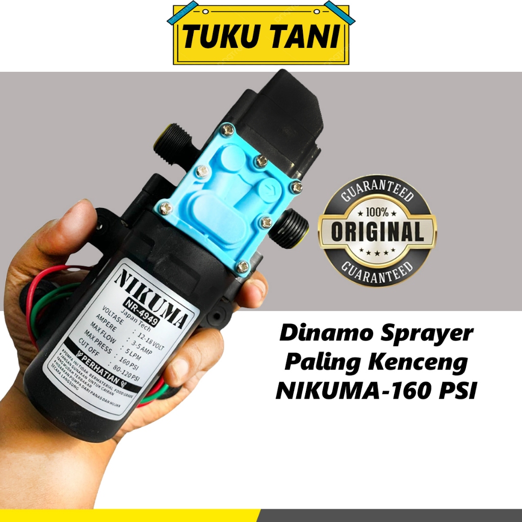 Pompa Dinamo Sprayer NIKUMA 4949 Paling Kencang 160PSI ORIGINAL