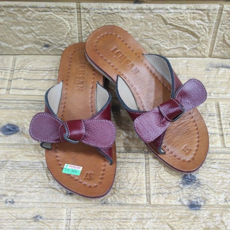 sendal kulit taslir magetan *karya pahala 4*