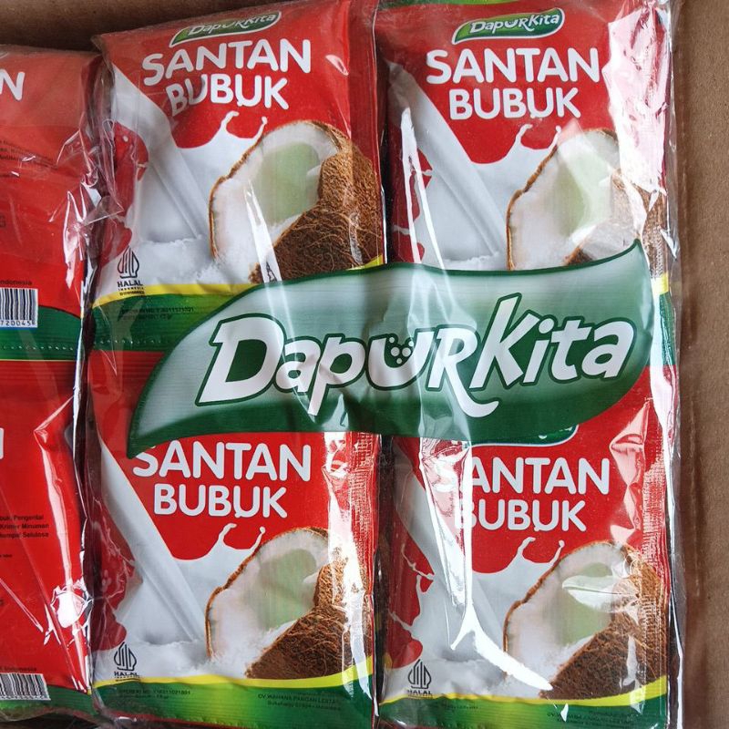 

(1 Renteng 10 Sachet) Santan Bubuk DapurKita