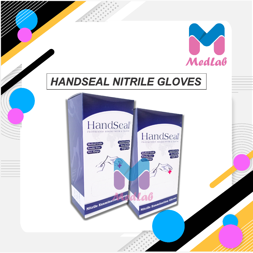 Sarung Tangan Latex Handseal Examination Gloves Handscoon - S