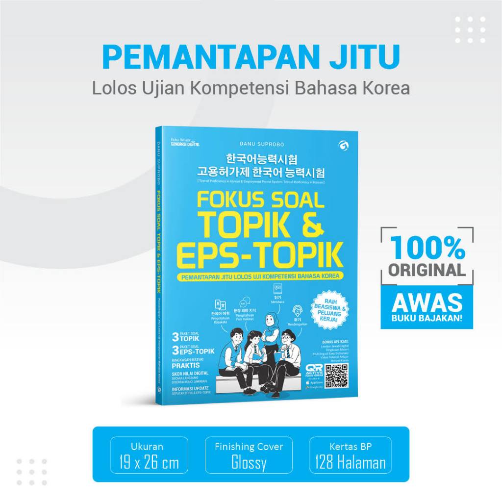 Buku Belajar Bahasa Korea-FOKUS SOAL TOPIK & EPS-TOPIK