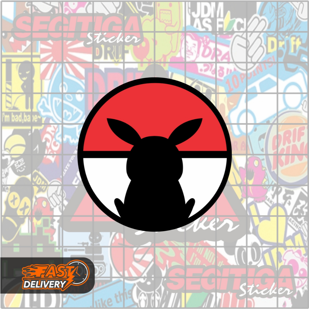 

Sticker Pokemon Pikachu Ukuran 5 x 5 Cm