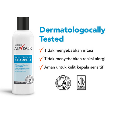 MAKARIZO ADVISOR DUAL DEFENSE SHAMPOO 200ML