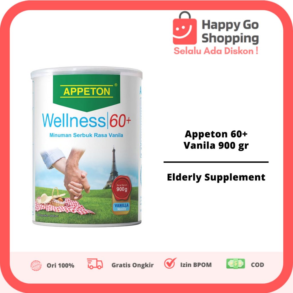 

Appeton 60+ Susu Kesehatan Lansia / Orang Tua Rasa Vanila 900 gr