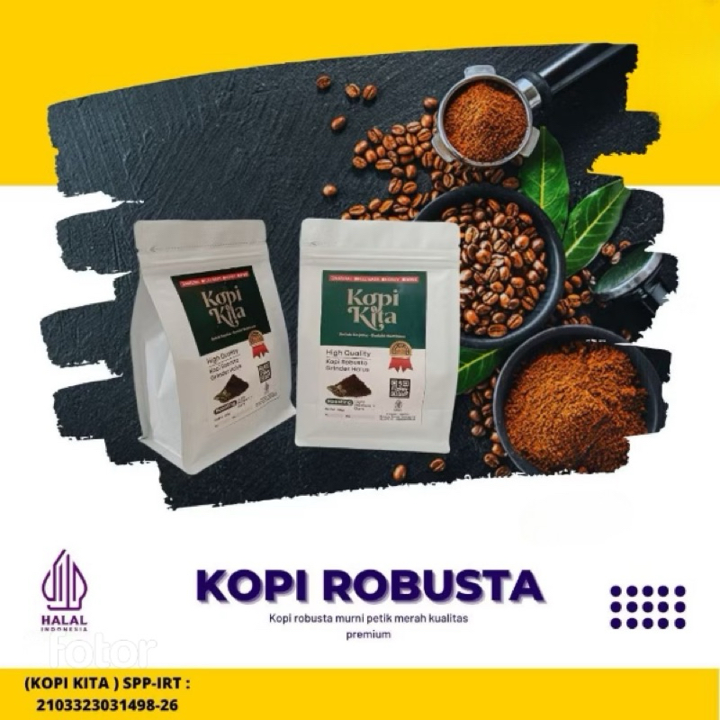 

KOPI ROBUSTA 200gr Asli Temanggung By KOPI KITA