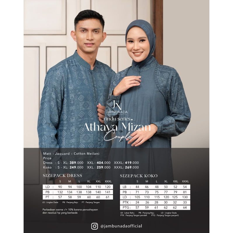 couple Athaya,Mizan.koko dan gamis