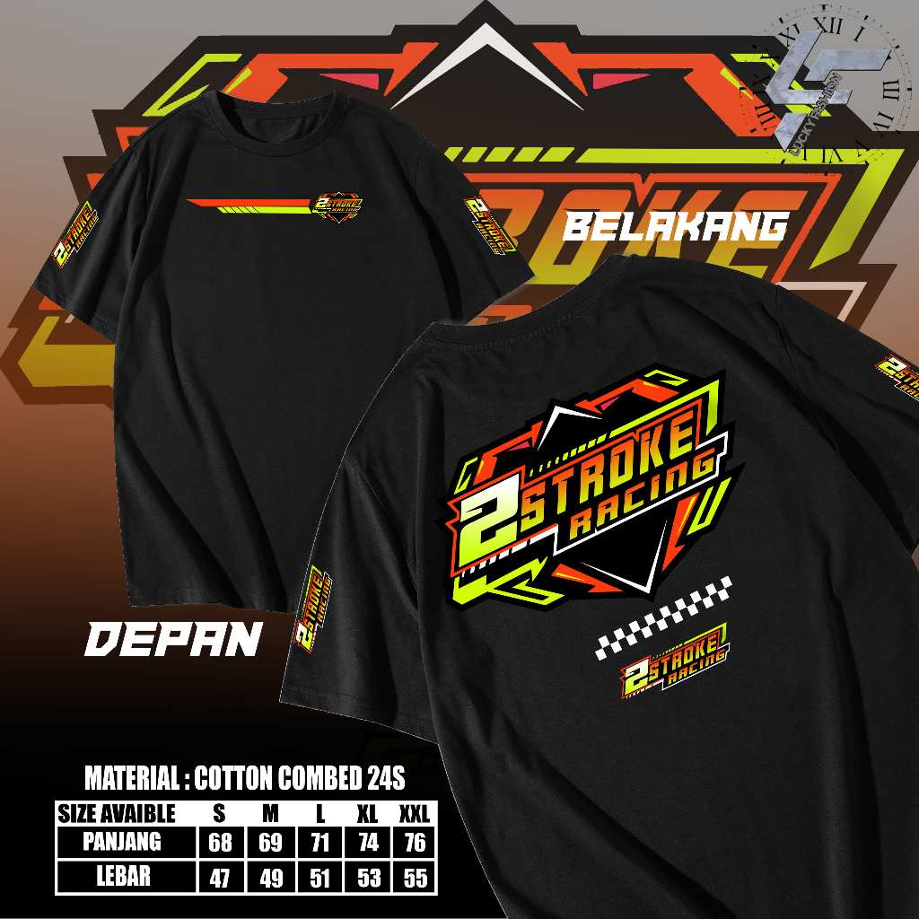 KAOS 2 STROKE | KAOS 2 TAK | KAOS MEKANIK AMATIR | KAOS 2 STROKE ORIGINAL | BAJU RACING ORIGINAL | K