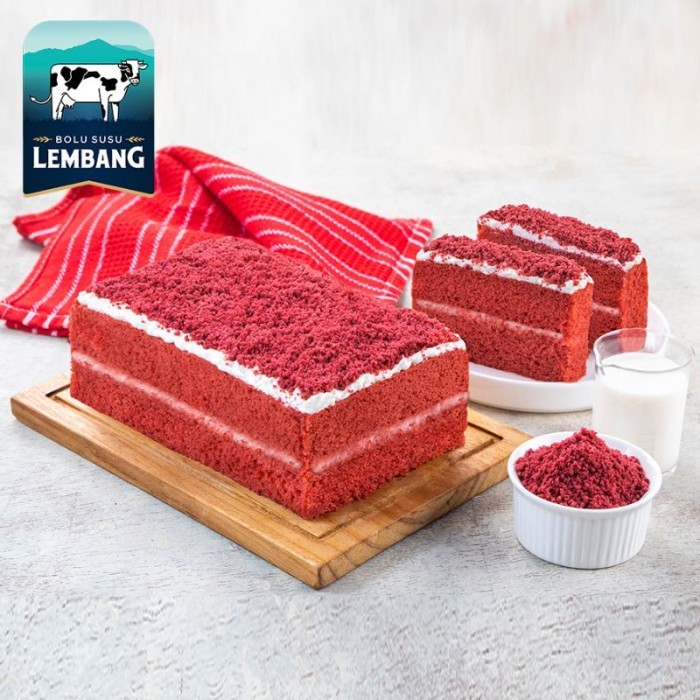 

Bolu Susu Lembang Red Velvet | Bolu Susu Lembang | Oleh - Oleh Bandung