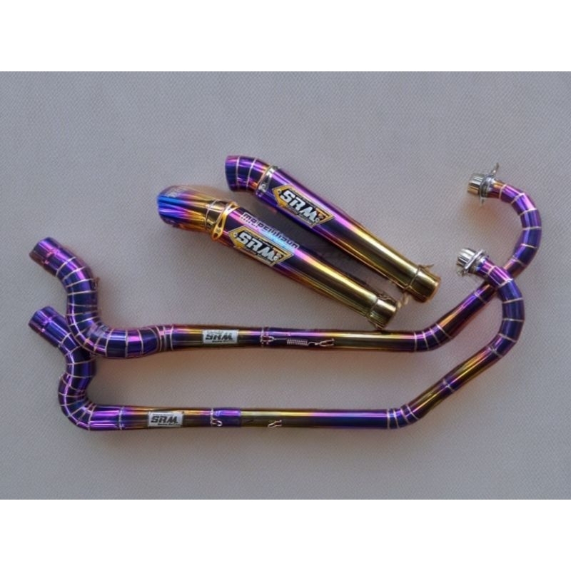 Knalpot Kobra Naga Step Standar Vixion New/Old Fullset Original SRM