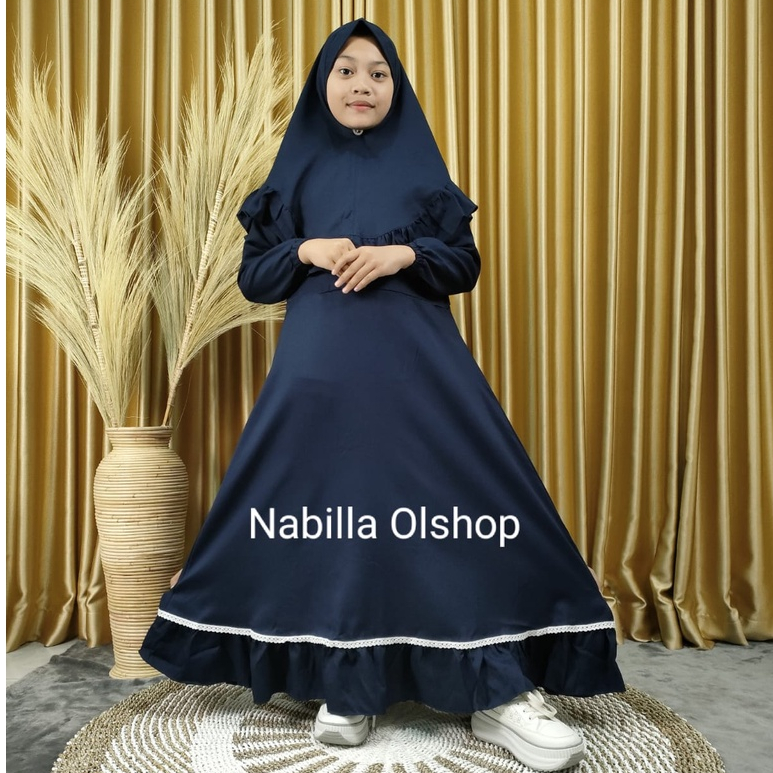 Gamis anak terbaru 2023 | Baju muslim anak cewe plus kerudung | Baju Anak Perempuan muslim | Baju mu