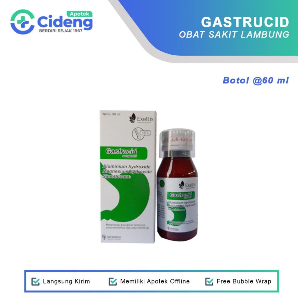 Gastrucid Sirup 60ml Obat Sakit Lambung