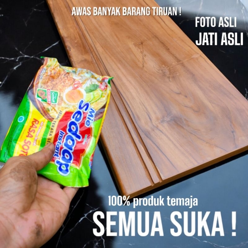 Papan Anak Tangga Kayu Jati Asli / papan Trap Tangga