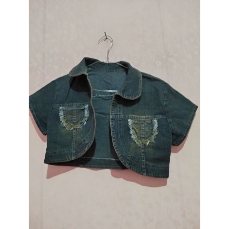 VANJIA -Rompi Jeans wanita Outer/Rompi jean wanita second/Preloved Rompi Jeans anak