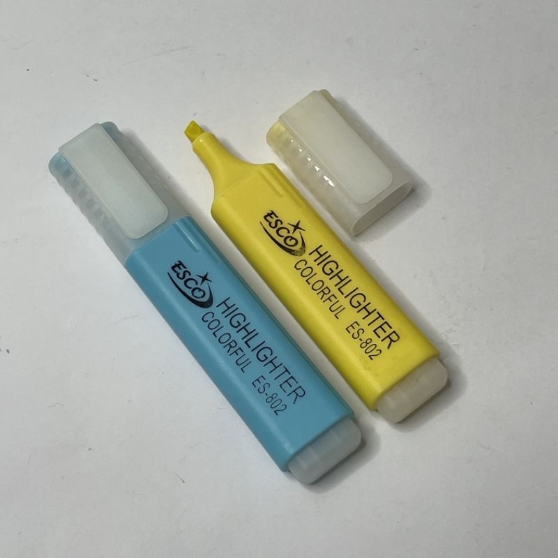 

stabilo esco kuning biru